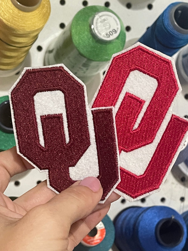 Oklahoma Soon** Iron on Embroidered Patch