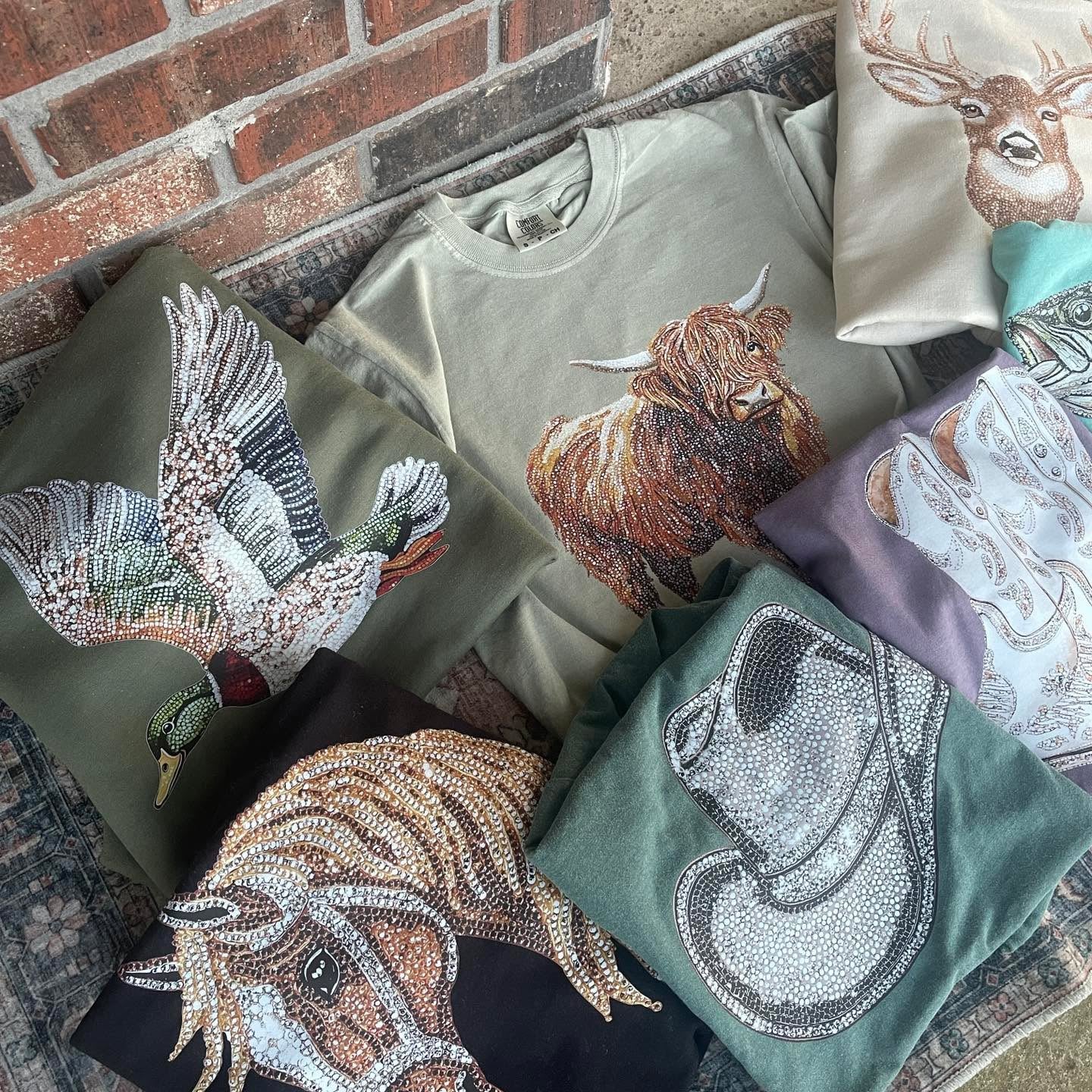 Faux Rhinestone Sweatshirt