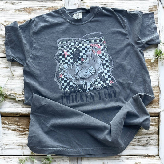 Crazy Chicken Lady Tee