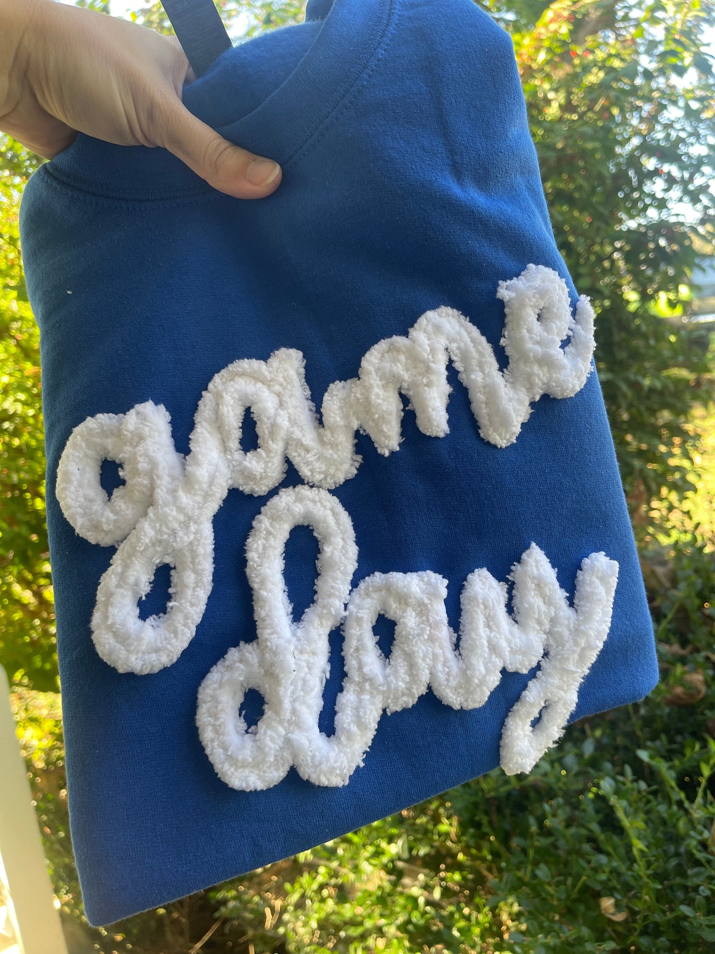Game Day Yarn Embroidered Sweatshirt