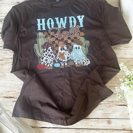 Western howdy fall Tee