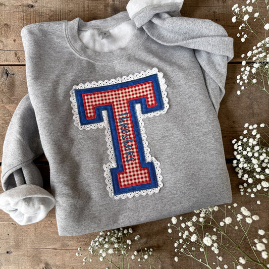 Varsity Appliqué Team Sweatshirt