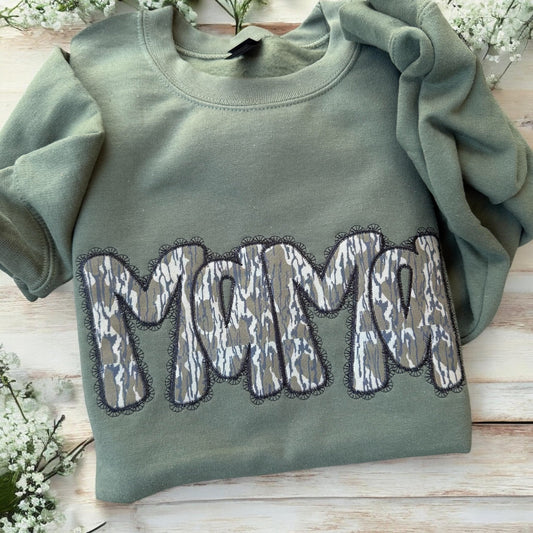 Lace Stitching Mama Sweatshirt