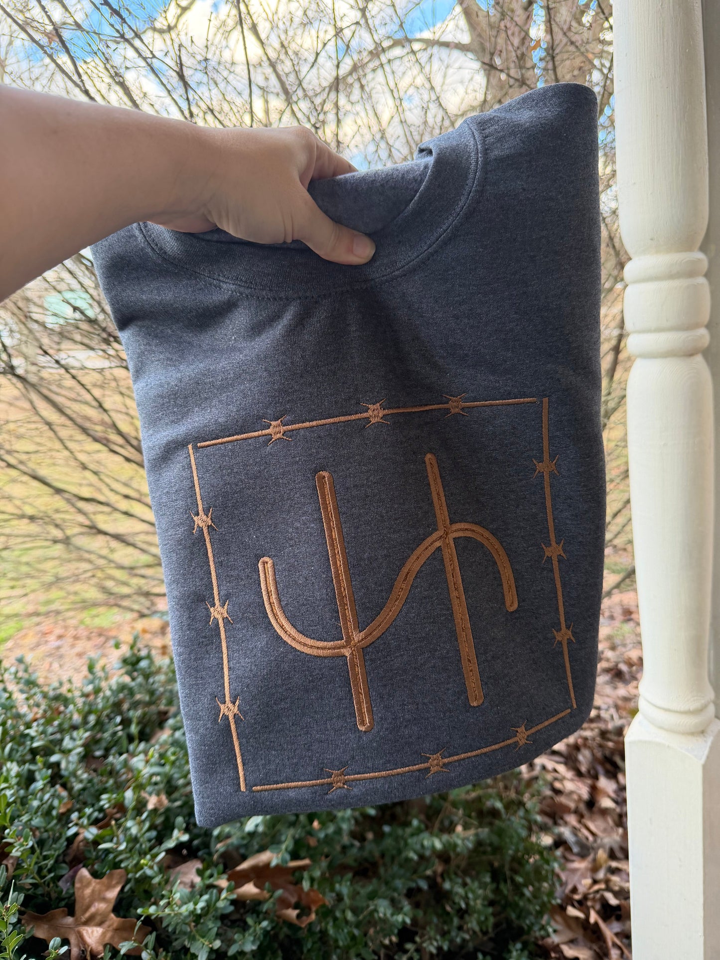 Farm Brand Embroidered Sweatshirt