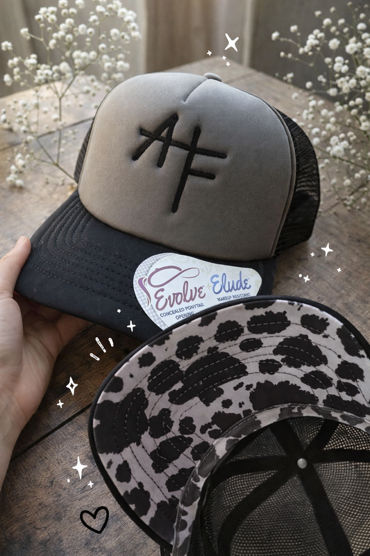 Farm brand hat - foam ponytail