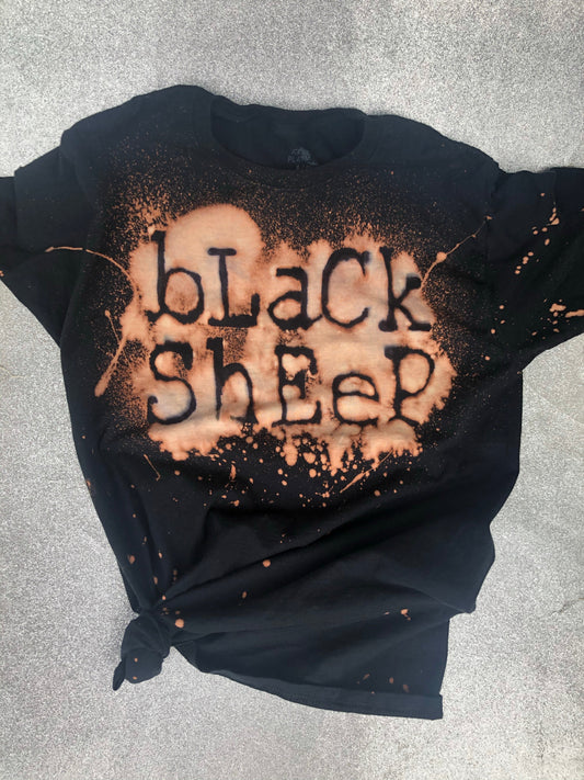 Black Sheep Distressed Tee