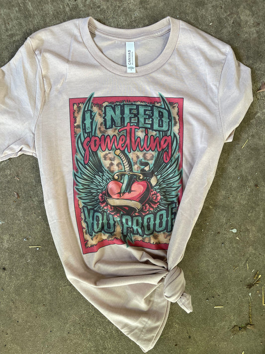 You proof western tee